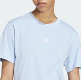 Original yeni Adidas T-shirt. S olchu. Məhsul: Açıq mavi qadın — Футболки и поло