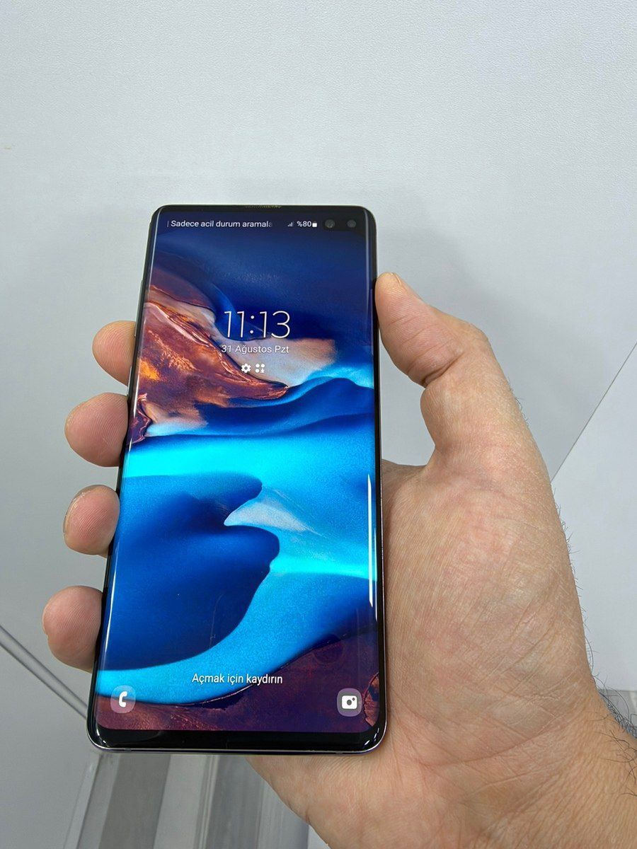 Samsung Galaxy S10+ Ceramic Black 128GB/8GB — Smartfonlar, Bakı (3)