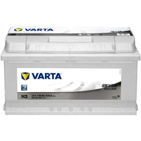 "Varta h3 hr" 100 ah 12 vol akkumulyator 830 a(en) — Bakı