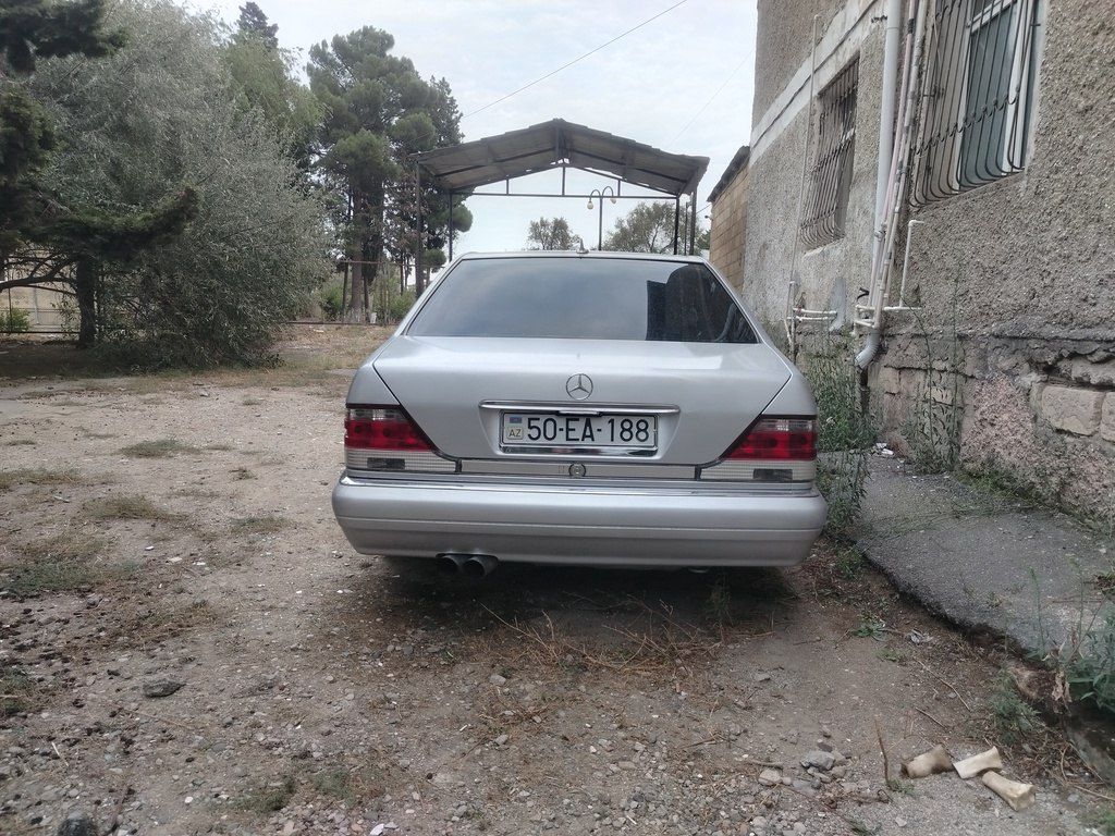 Mercedes S 320, 3.2 L, 1997 il, 418 000 km — Avtomobillər, Sumqayıt (5)