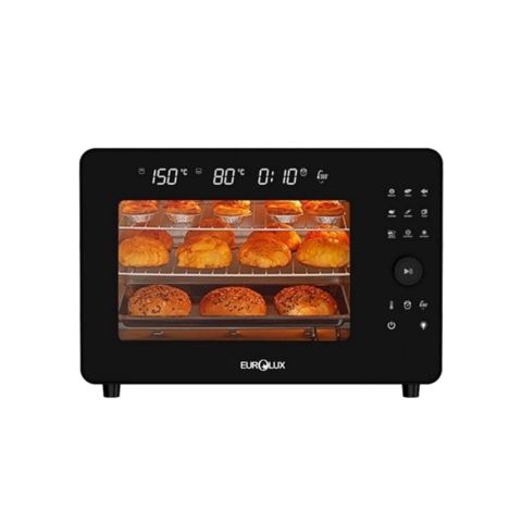 Aerofritür soba Eurolux EU-AO4880A22DBG Black 22L 1900W — Bakı