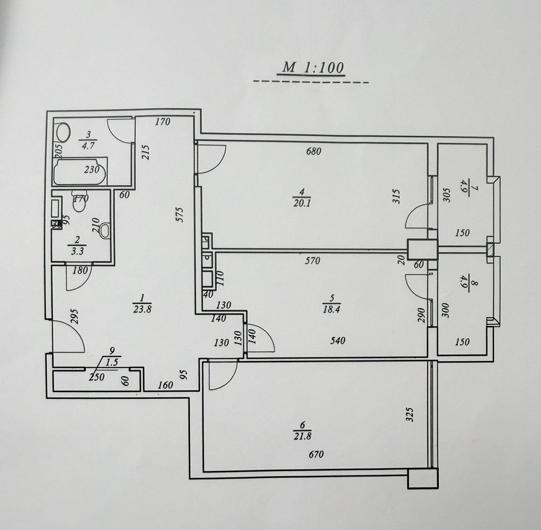 Satılır 2 otaqlı yeni tikili 112 m² — Mənzil, Bakı (2)