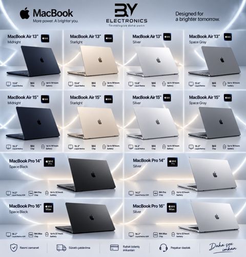 Apple Macbook modelləri — Bakı
