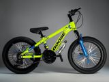 Dağ velosipedi Goose 20-MS-21S, 20 düym, neon sarı-göy — Yoboo az — Velosipedlər