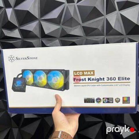 Maye soyutma "SilverStone Frost Knight 360 Elite LCD MAX — 360mm Premium" — Bakı