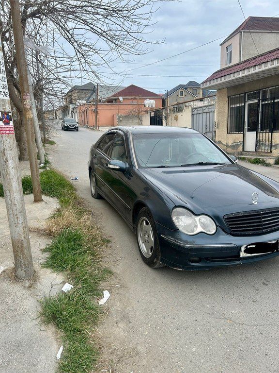 Mercedes C 200, 2.2 L, 2000 il, 410 000 km — Avtomobillər, Bakı (2)