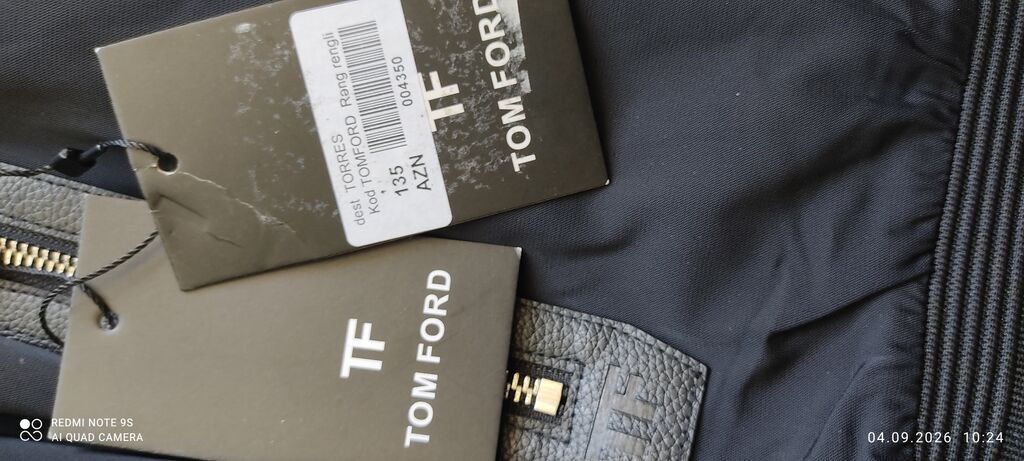 Tom Ford kişi üçün tünd rəngli yüngül gödəkçə. Model klassik yaxalı — Kurtkalar, Masazır (2)