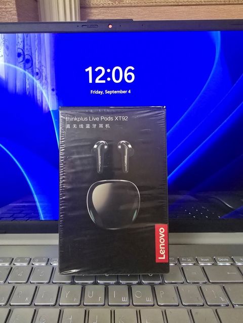 Yeni Simsiz (Bluetooth) Qulaqcıqlar, Lenovo, rəng - Ağ — Gəncə
