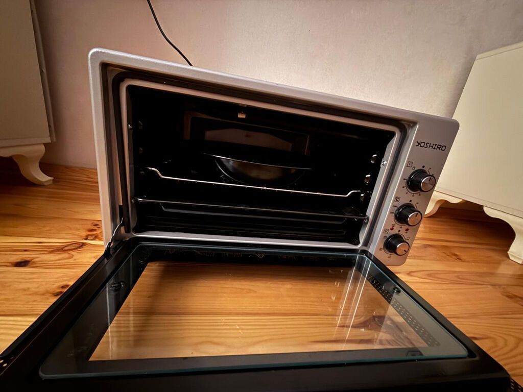 Yoshiro elektrik mini soba - Stolüstü kompakt dizayn, şüşə qapı və — Masaüstü plitələr, Bakı (3)