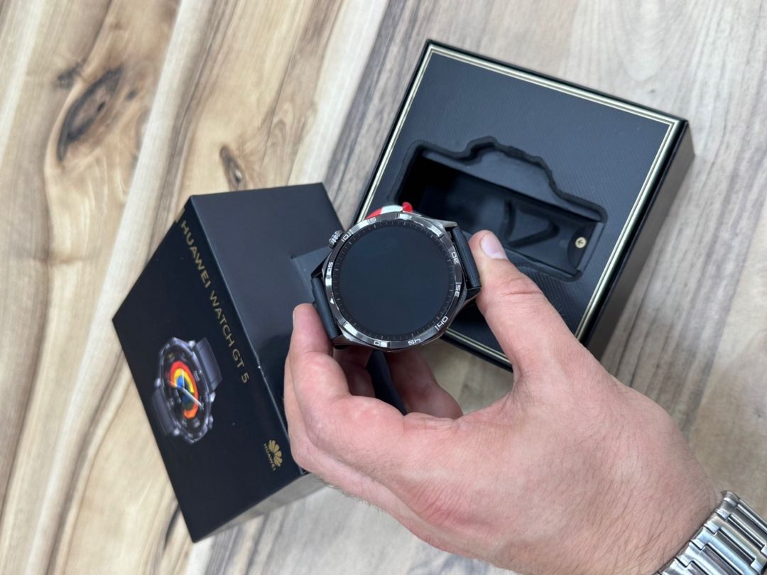 Huawei Watch GT 5 Black — Ağıllı saatlar və biləkliklər, Bakı (3)