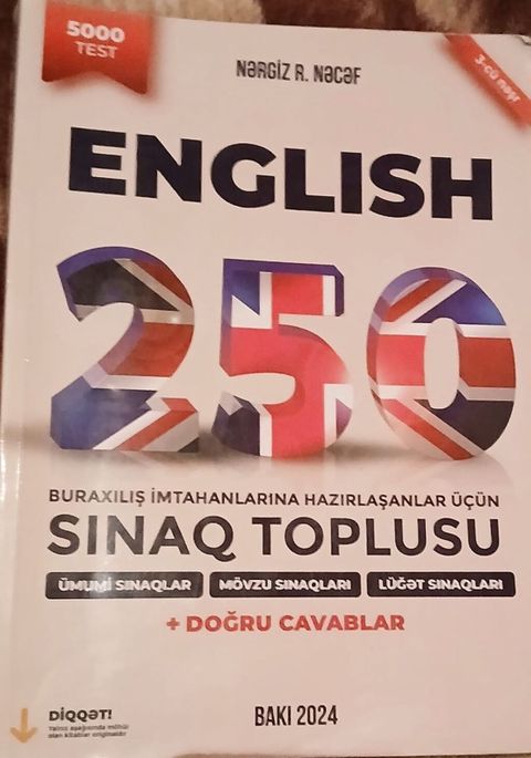 Məhsul: “English 250 – Buraxılış imtahanlarına hazılaşanlar üçün sınaq — Digah