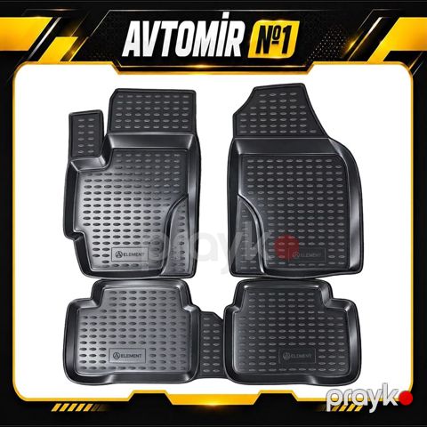 Kia Rio 2005-2011 üçün salon rezin ayaqaltı Kia Rio 2005-2011 üçün — Bakı