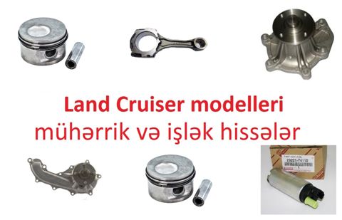 "Toyota Land Cruiser, BYD, Changan, Zeekr, Geely 2000-2024" mühərrik hissələri — Bakı