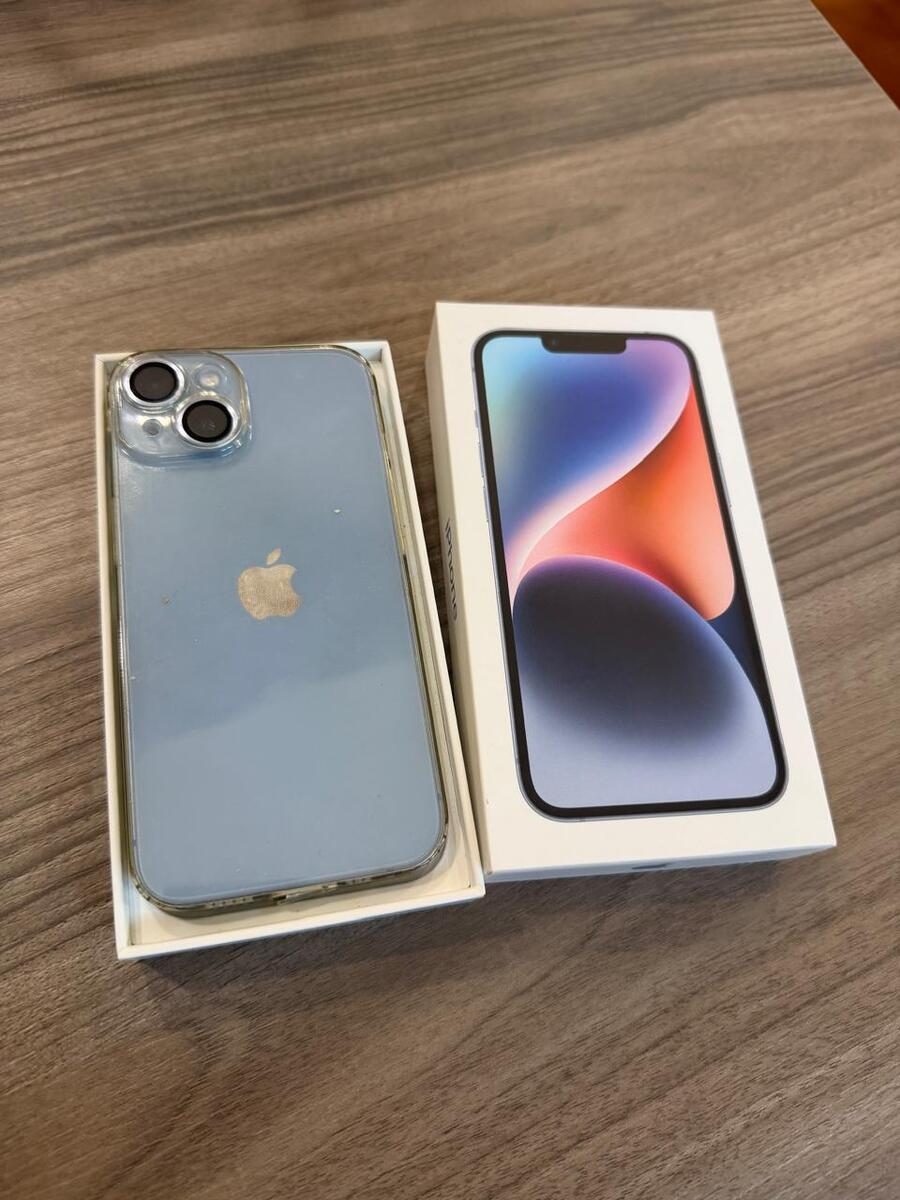Apple iPhone 14 Blue 128GB/6GB — Smartfonlar, Bakı (4)