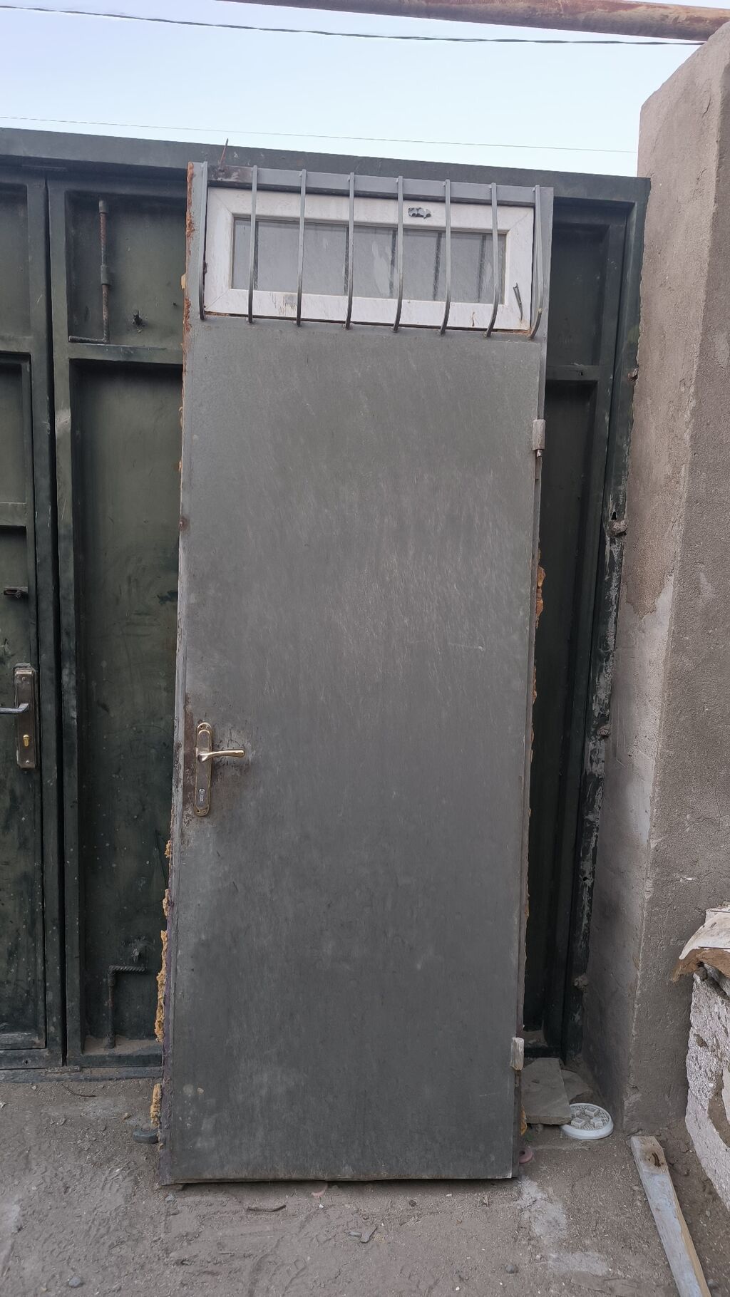 Dəmir giriş qapısı dəsti - Material: tam metal qapı lövhəsi, metal — Pəncərələr, qapılar, balkonlar, Digah (2)
