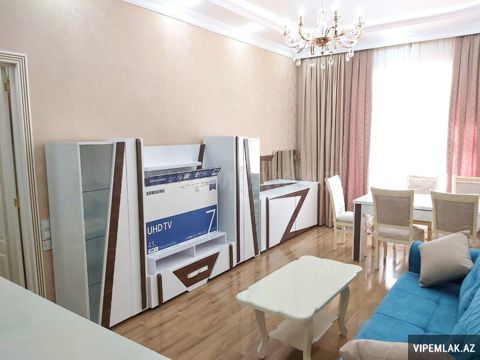 Nərimanov rayonunda 3 otaqlı Yeni tikili Kirayə verilir, 100 m² — Bakı