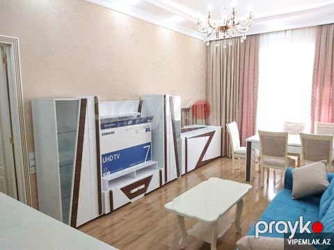 Nərimanov rayonunda 3 otaqlı Yeni tikili Kirayə verilir, 100 m²
