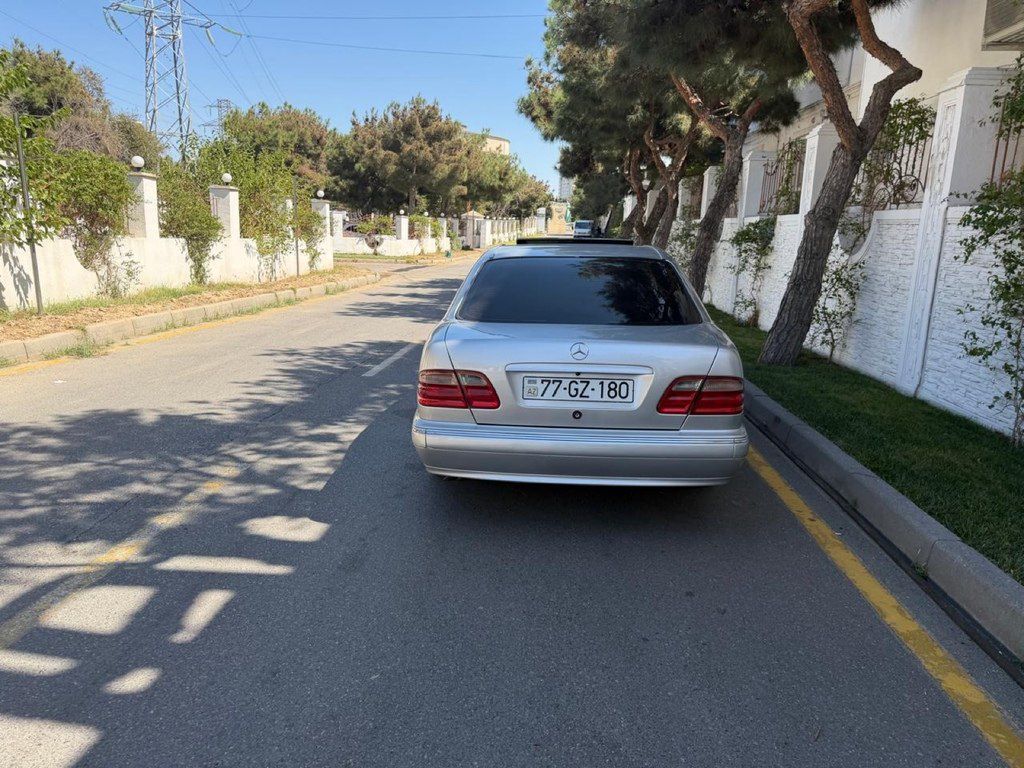 Mercedes E 240, 2.6 L, 2000 il, 350 000 km — Avtomobillər, Bakı (5)