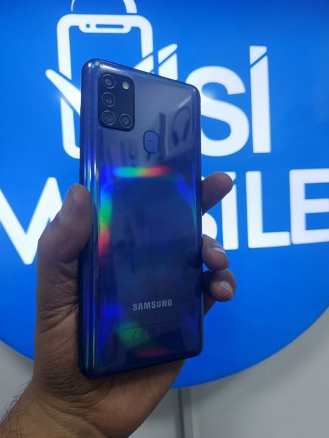 Samsung Galaxy A21S, 32 GB, rəng - Mavi, İki sim kartlı — Bakı