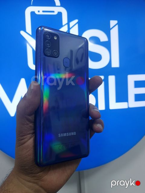 Samsung Galaxy A21S, 32 GB, rəng - Mavi, İki sim kartlı — Bakı
