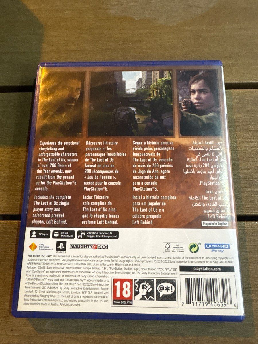 PS5 üçün The last of us part 1 oyunu — Oyunlar, konsollər və proqramlar, Bakı (2)
