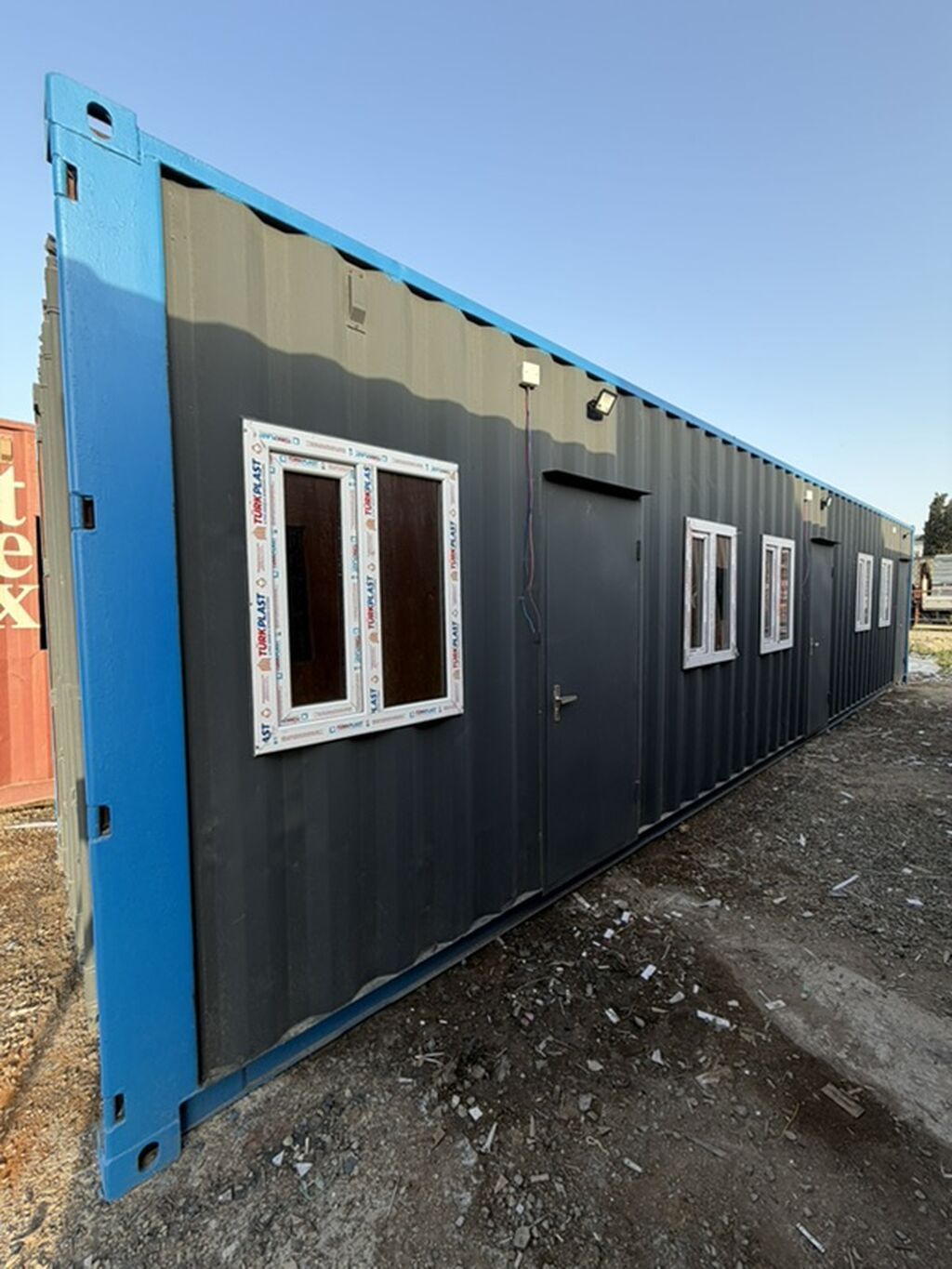 Metal konteynerdən hazırlanmış modul ofis/yaşayış bloku - Ölçü — Hazır konstruksiyalar, Digah (10)