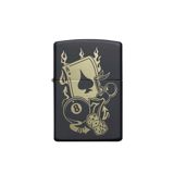Alışqan "Zippo Gambling Design Black Matte" — Emil
