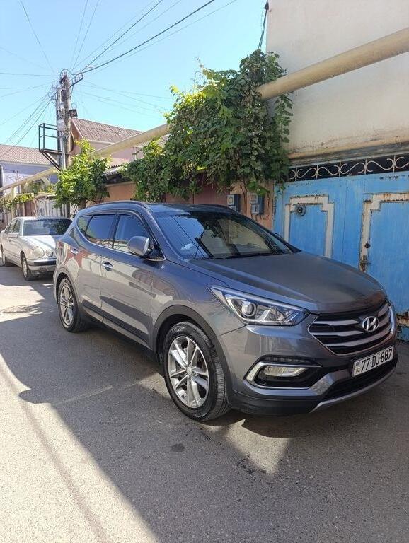 Hyundai Santa Fe, 2.0 L, 2016 il, 125 000 km — Avtomobillər, Bakı