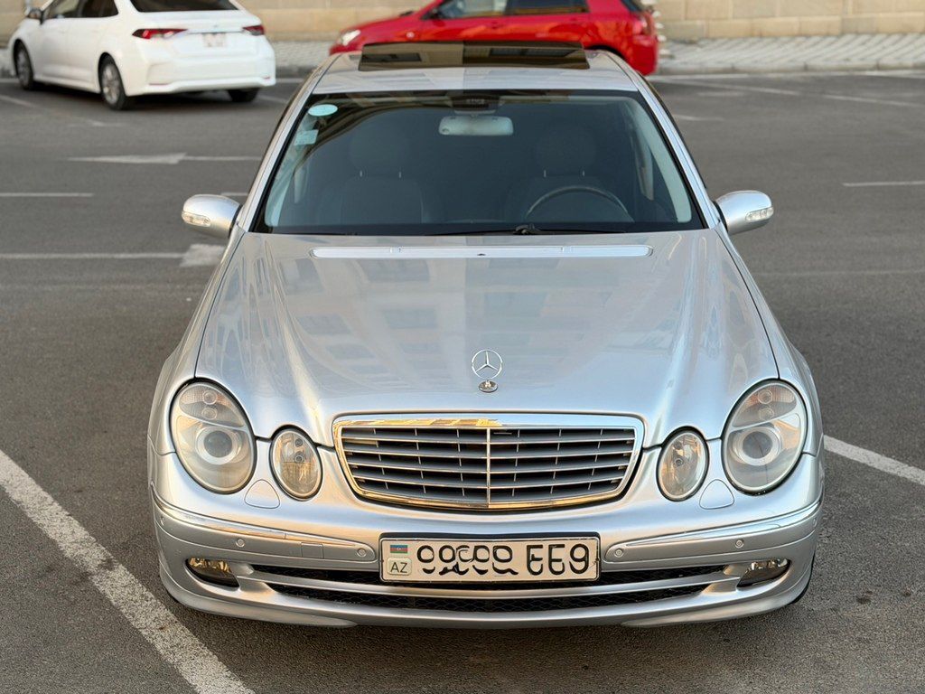 Mercedes E 320, 3.2 L, 2004 il, 278 000 km — Avtomobillər, Bakı (2)