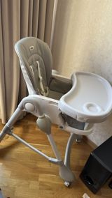 Uşaq yemək stulu – Kidilo brendi, boz rəng Xüsusiyyətlər: - Ortopedik — Стульчики для кормления