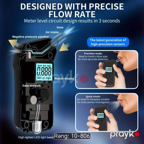 Portativ alkoqol ölçən cihaz (breathalyzer). Cihaz nəfəs vasitəsilə — Bakı