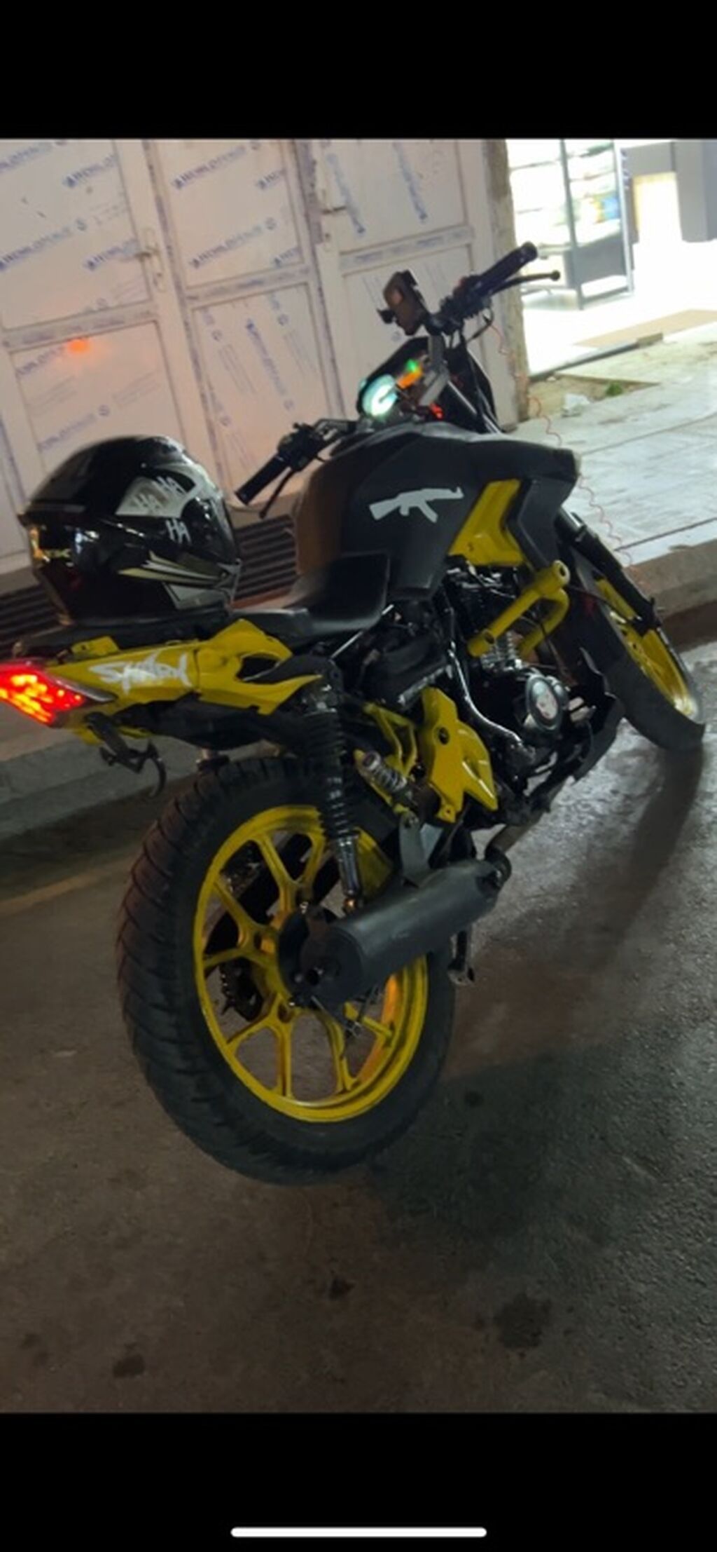 Salam aleykum Falcon Shark 200cc Satılır Barterde VAR AZI 125cc moto — Motosikletlər, Masazır (3)