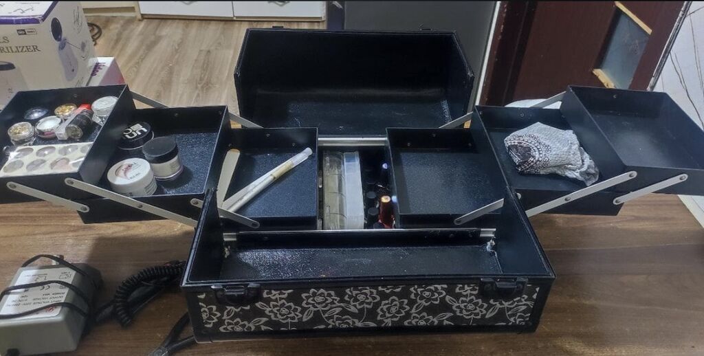 Manikür üçün tam professional set Komplektə daxildir: - LED lampa — Dırnaq və ayak qayğısı, Digah (3)