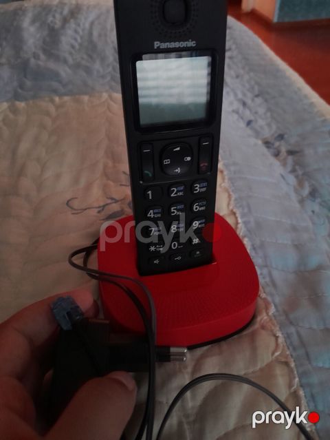 Panasonic simsiz ev telefonu + baza - Brend/model: Panasonic Dect — Digah
