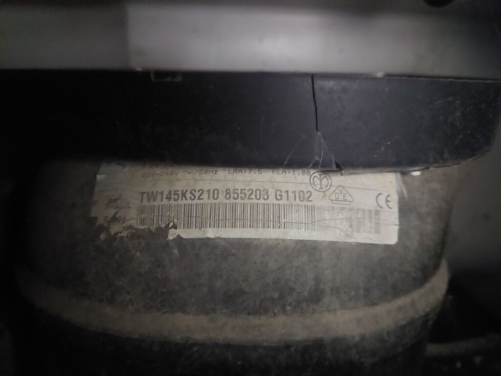Məhsul: Soyuducu kompressoru Model: TW145KS210 (etiketdə: 855203 — Soyuq avadanlığı, Bakı (2)