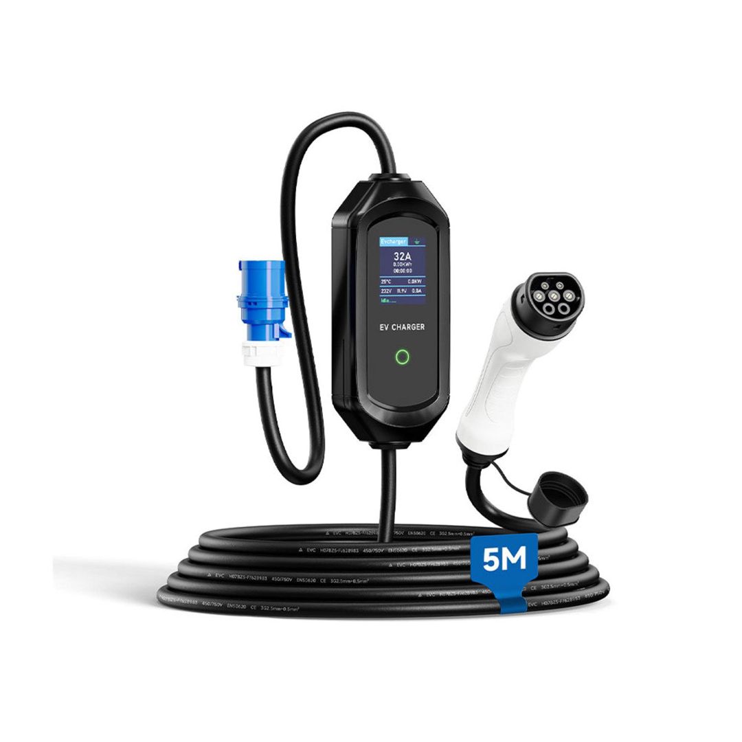 TYPE2 - 7kw - 32 Amper elektromobil adapteri — Ehtiyat hissələri və aksesuarlar, Bakı (5)