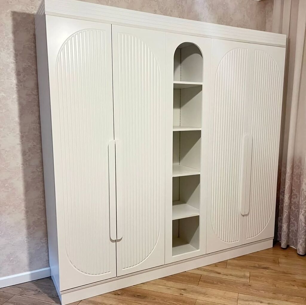 İşlənmiş, 4 qapılı, Siyirməli, Ağ, Açılan, Düz dolab — Şkaflar, Bakı (2)