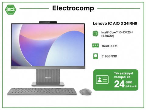 Monoblok Lenovo IC AIO 3 24IRH9 — Bakı
