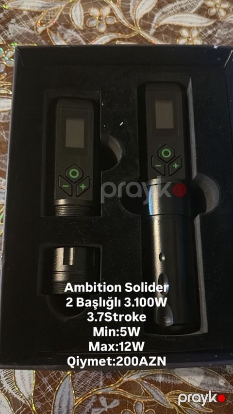 Ambition Solider tattoo aparatı satılır Zaretqayla işdiyir 2başlıq — Digah