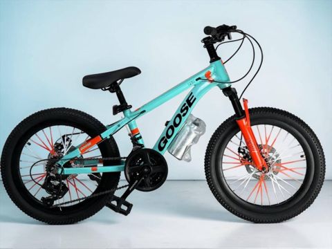 Dağ velosipedi Goose 20-MS-21S, 20 düym, firuzəyi-narıncı — Bakı