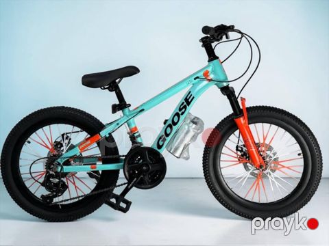 Dağ velosipedi Goose 20-MS-21S, 20 düym, firuzəyi-narıncı — Bakı