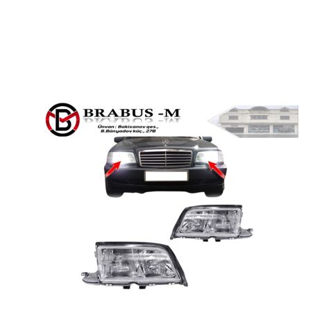 "Mercedes W202" faraları — Bakı
