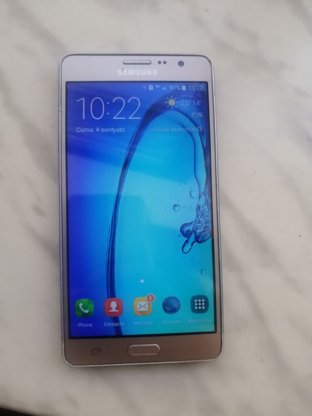 Samsung Galaxy On7, 8 GB, rəng - Qızılı, İki sim kartlı — Samsung, Xırdalan
