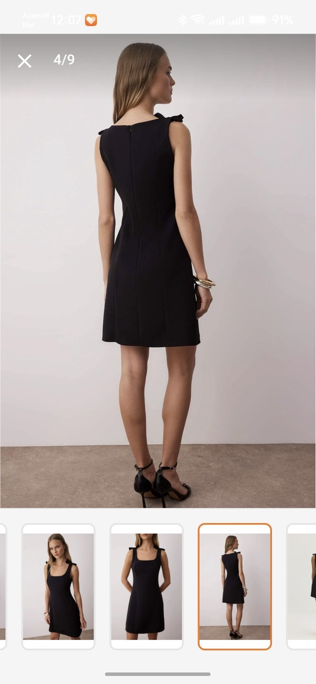 Qara mini paltar - Klassik “little black dress” – düz kəsim, bədənin — Axşam paltarları, Bakı (3)