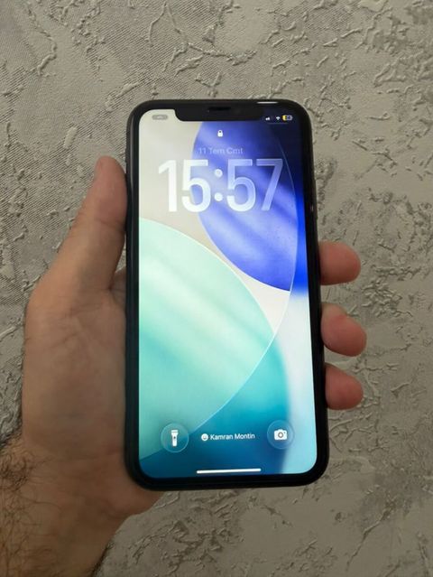IPhone 11, 64 GB, Qara, Barmaq izi, Face ID — Digah