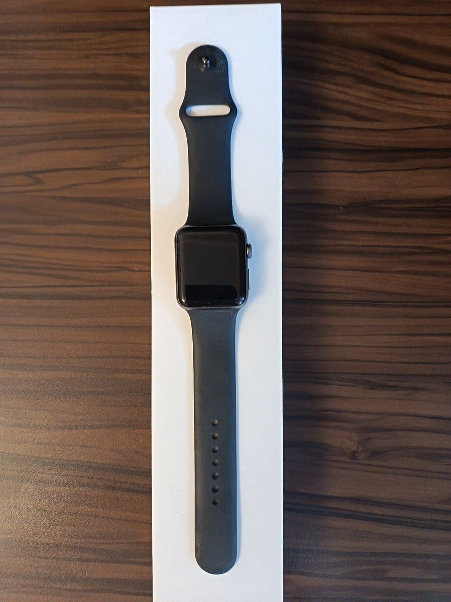 Apple Watch Series 3 Aluminum Space Gray 42mm — Ağıllı saatlar və biləkliklər, Bakı (3)