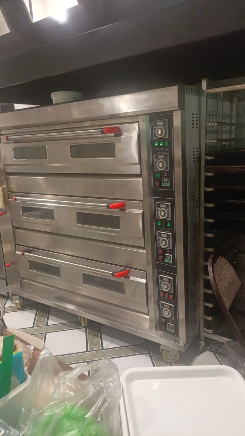 Peç və kafe avadanlıqları dəsti - 3 mərtəbəli sənaye elektrik peçi — İsitmə avadanlığı, Bakı (2)
