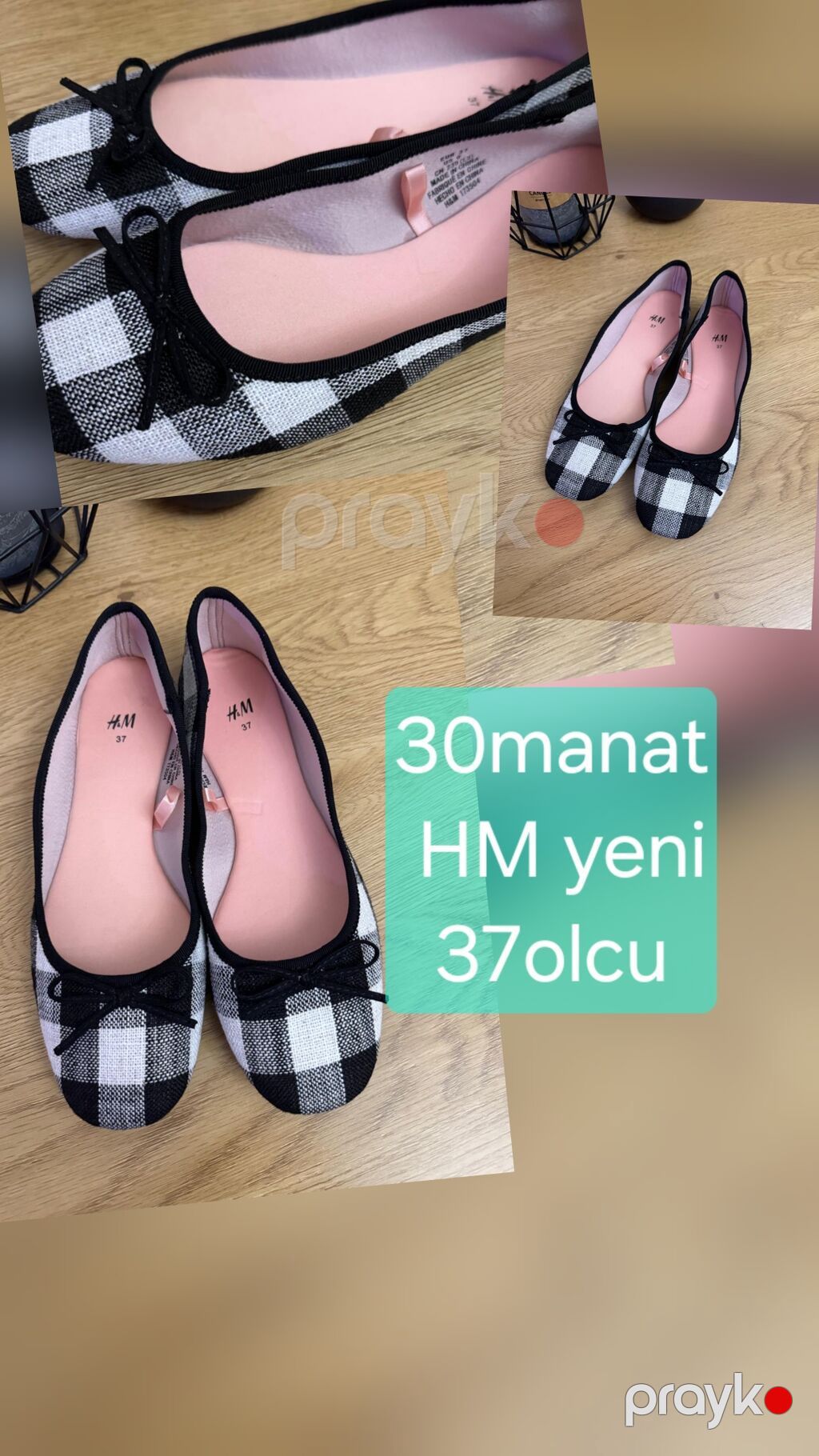 H&M baletkaları – 37 ölçü Qiymət: 30 manat (şəkildə göstərilib) — Tufl, Bakı (2)