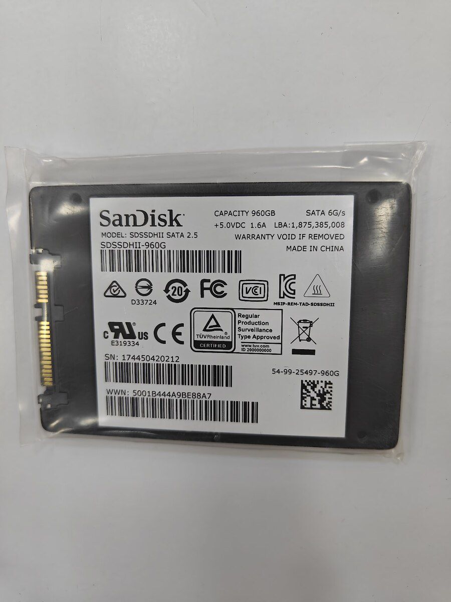 SanDisk Ultra II 2.5 Internal SSD — Kompüterlər və noutbuklar, Bakı (2)