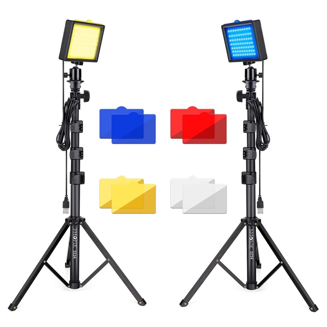 Phopık LED Video Light 2-li işıqlandırma dəsti — Foto və video texnikası, Bakı